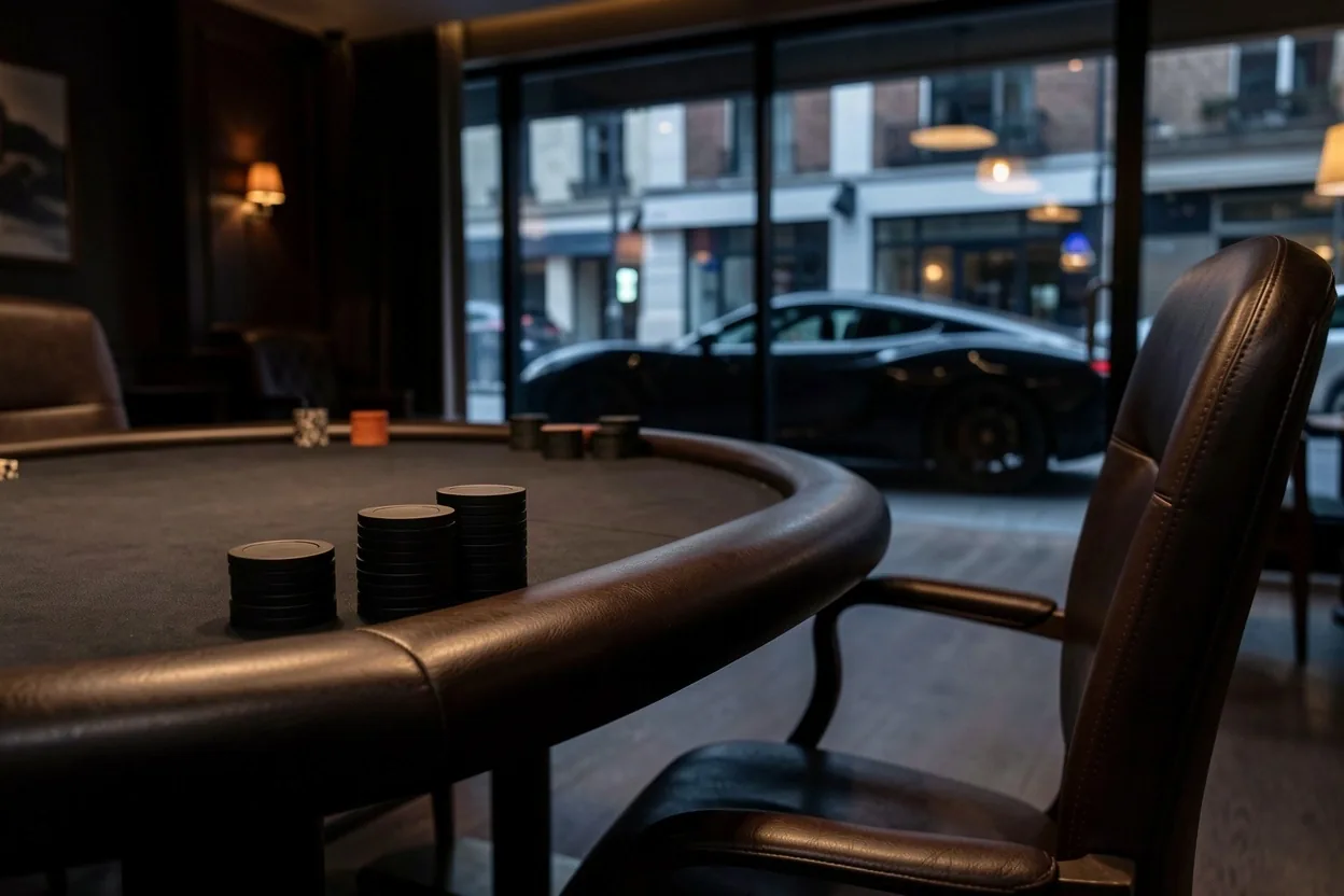 Play Lounge club room interior by the gaming table